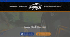 Desktop Screenshot of corbsautorepair.com
